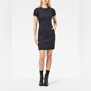 G-Star Bronson Slim Navy/Black Bodycon Dress